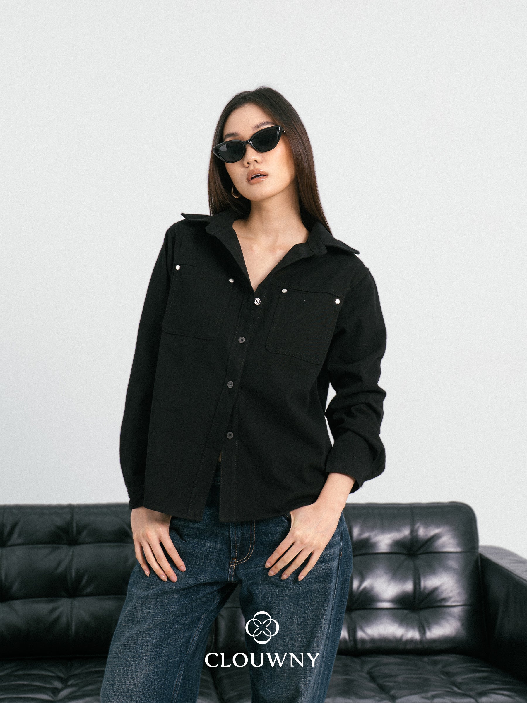 Duches Pocket Shirt - Black